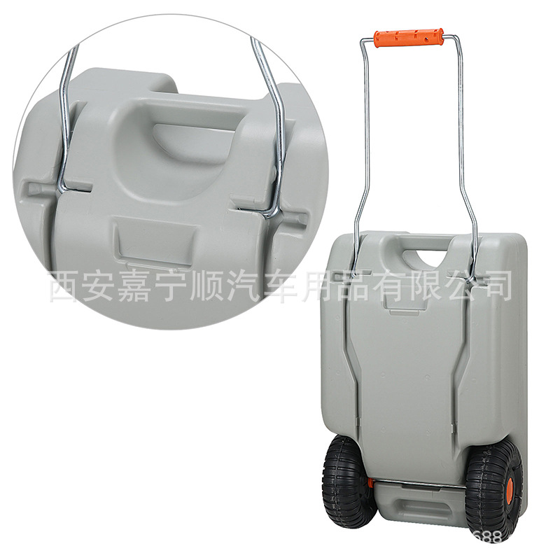 RV acampar al aire libre RV coche modificado auto-conducción camión de viaje con ruedas ligero de gran capacidad tanque de agua 25L