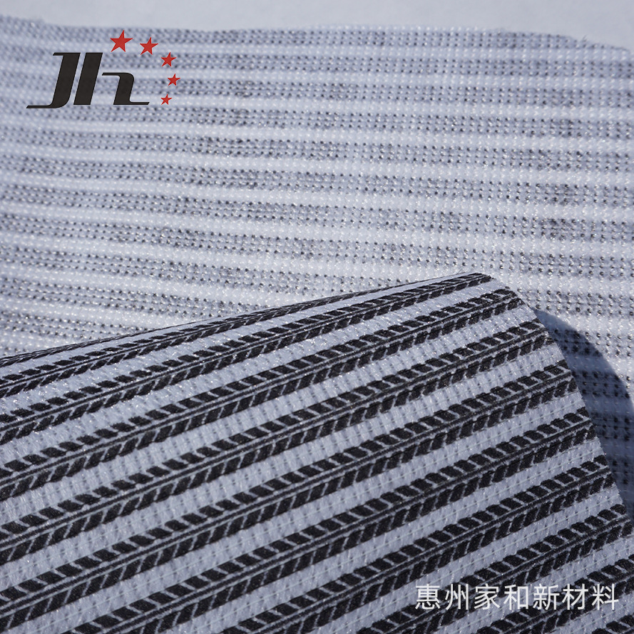 家和生产直供丽新布 缝织无纺布14针条纹印花丽新布防火无纺布
