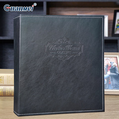 廣美工廠皮質相簿 A5獎狀證書收納冊 8寸作品畫畫收集插袋相冊本