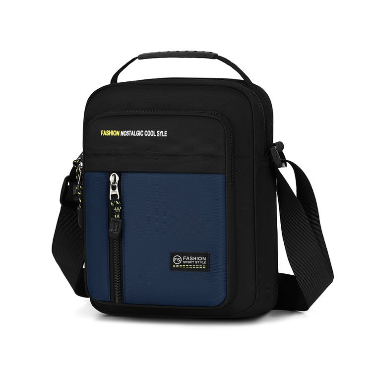 Comercio exterior nuevo bolso de hombro de moda para hombres, bolso de mano de viaje simple, bolso de hombro práctico tridimensional versátil