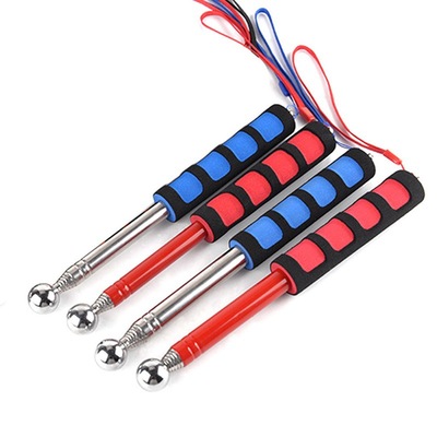 伸缩空鼓锤200cm不锈钢瓷砖检测锤验房工具加厚型敲墙响鼓锤厂家