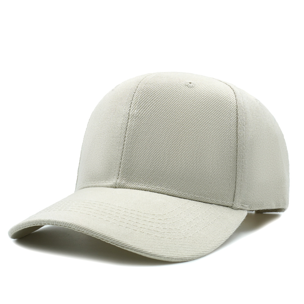 Heißer verkauf Koreanische version einfarbig sechs stück baseball kappe mit bestickt gedruckt Klett verstellbaren riemen für männer_voghion.com