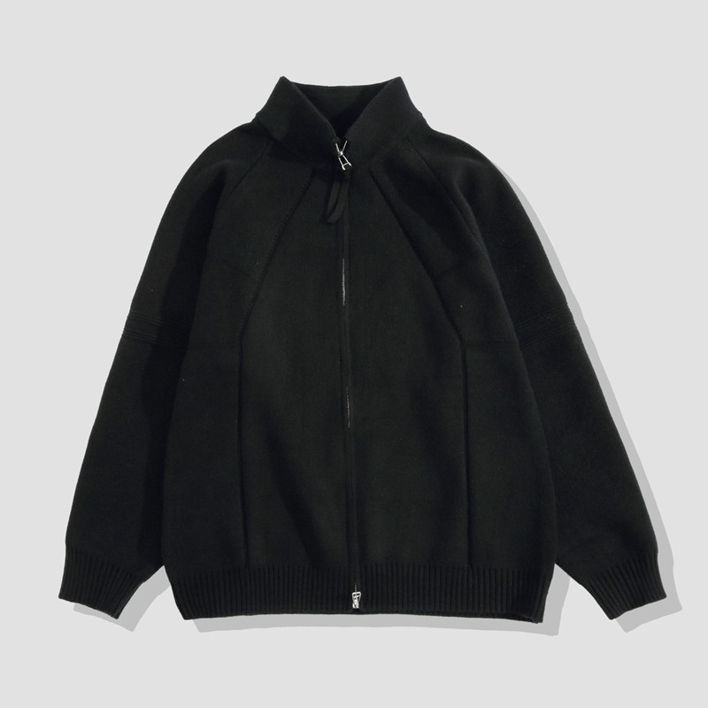 (2개) 가을과 겨울 게으른 스타일 심플 올 매치 솔리드 컬러 헤비 남성 및 여성 캐주얼 루즈 스웨터 MAILLARD 니트 칼라 카디건