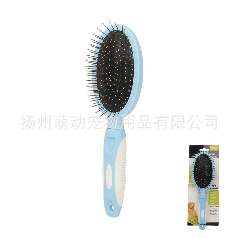 파란색 단면 강철 바늘 빗