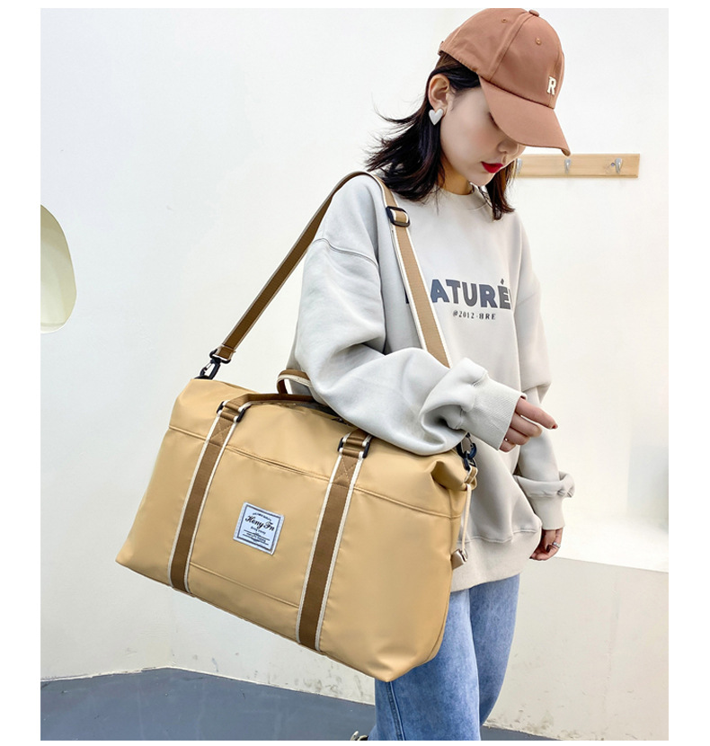 Unisex Basic Classic Style Solid Color Oxford Cloth Travel Bags display picture 2