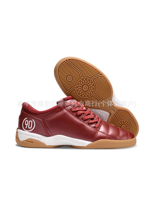 Fábrica de Putian al por mayor T90 serie interior MD fondo plano zapatos de fútbol de fondo bajo entrenamiento césped interior y exterior