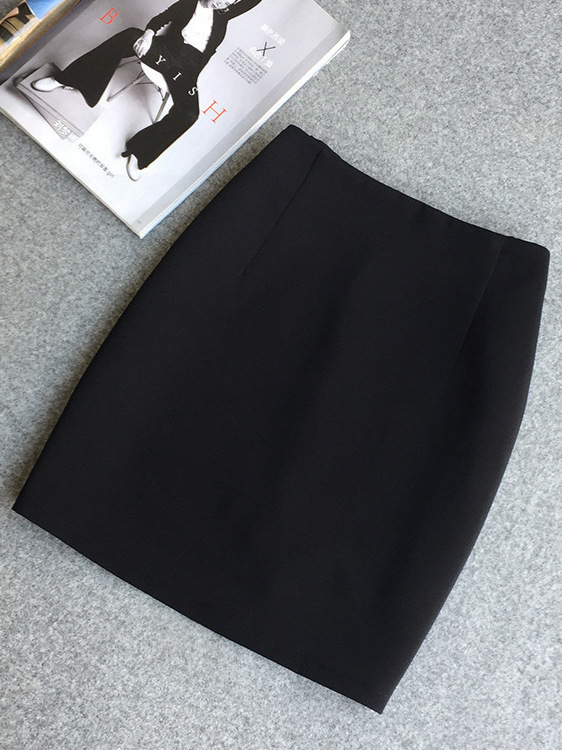 Workwear Skirt, Anti-exposure, Professional Hip Skirt, Half-length Western Skirt, One-step Skirt, Work Skirt, Short Skirt, Suit Skirt, Spring and Summer