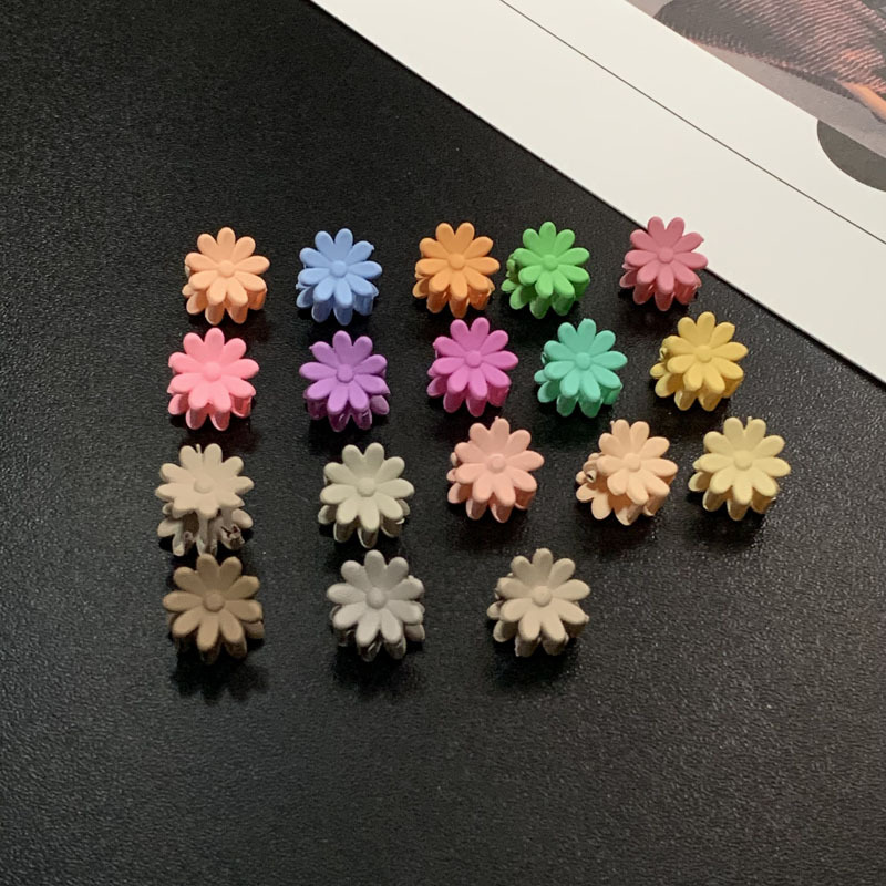 1,5 CM flor clip Daisy horquilla de color trenzado para niños horquilla rota horquilla clip superior bebé horquilla accesorios para el cabello