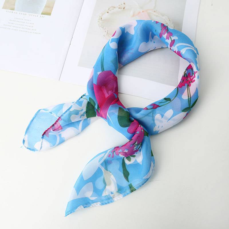 Shiffon fashionable light and thin breathable handkerchief