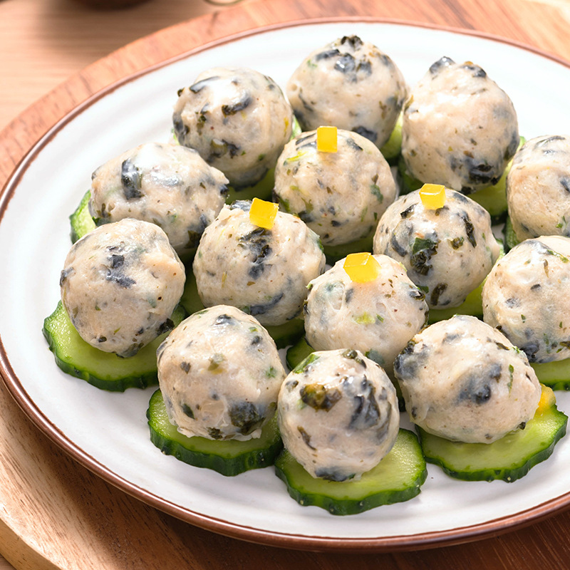 Seaweed fish balls, hot pot balls, seaweed balls, beans, oden cooking ingredients wholesale, barbecue spicy hotpot catering wholesale