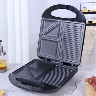 Cross-Border New Multifunctional Breakfast Machine, Light Food Machine, Toaster, Large Toast, Waffle Toaster