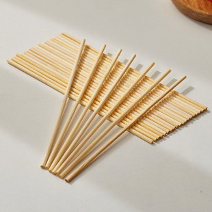 Flat head bamboo stick DIY flower pole bouquet handmade architectural model wooden stick stick lollipop floral making materials