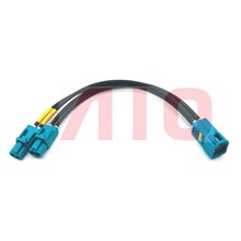 Rosenberger版Z扣 Mini Fakra公转2*双胞胎Mini Fakra公测试线