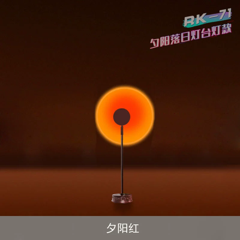 Светодиодная лампа Sunset USB радужная яркая настольная декоративная лампа Sunda light sun day без проекции свет атмосфера комнаты