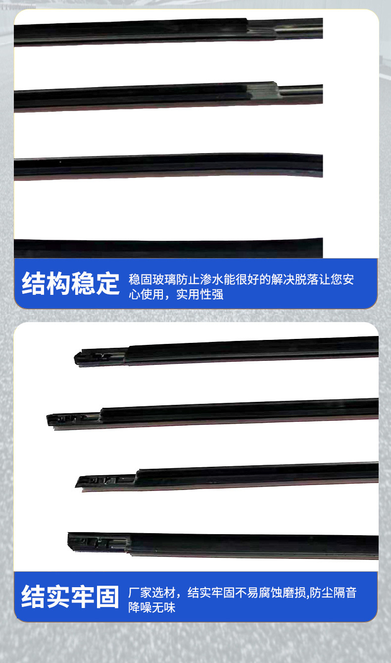Suitable for Kia Forte Sealing Strip Cross-Border 82210-1X000/83210-1X000 Outer Pressure Strip