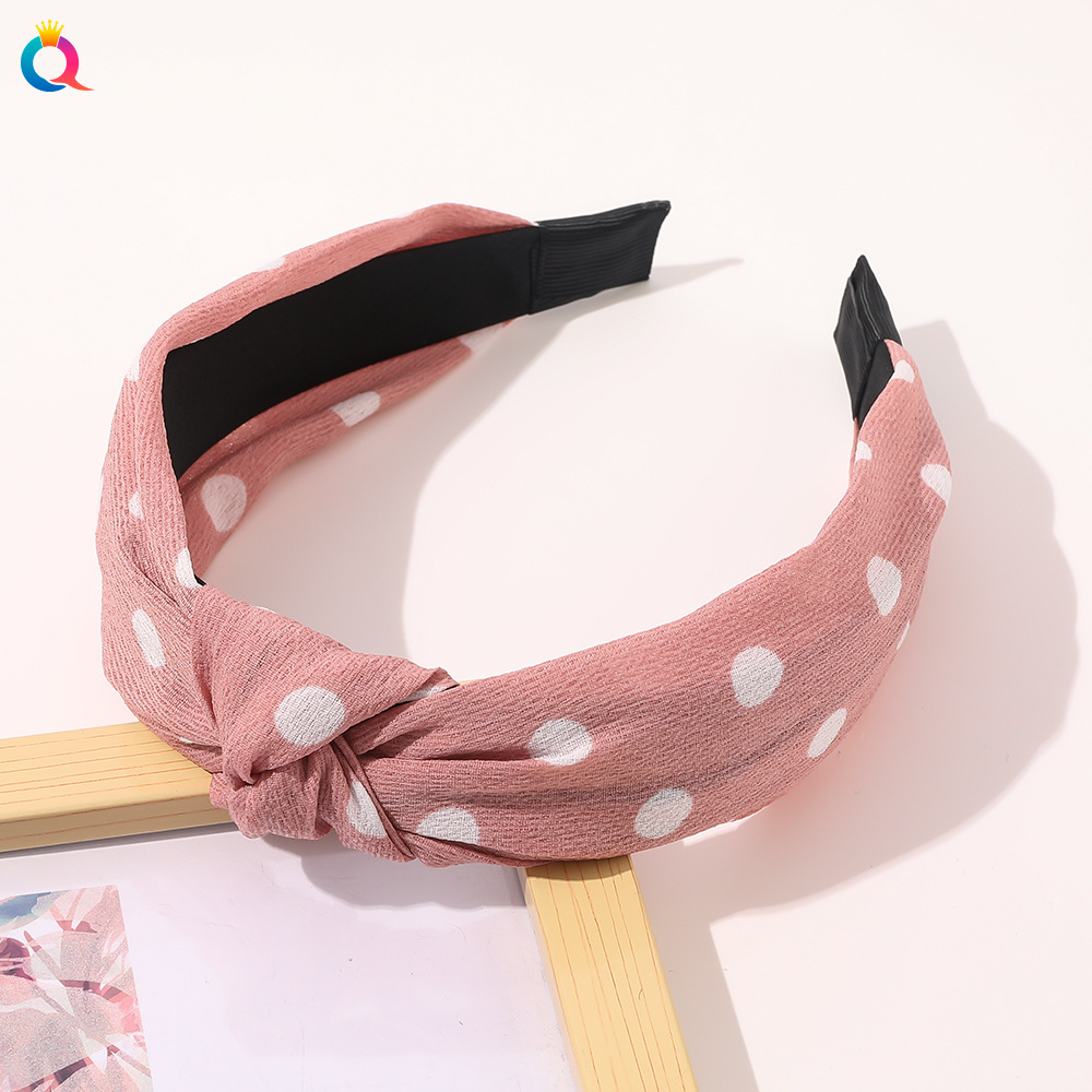 100g Weight Hair Band Hair Accessories Type 1 Piece Quantity Daily Occasion Plaid Pattern Women's Gender Sweet Style Women's Sweet Plaid Cloth Hair Band 31
