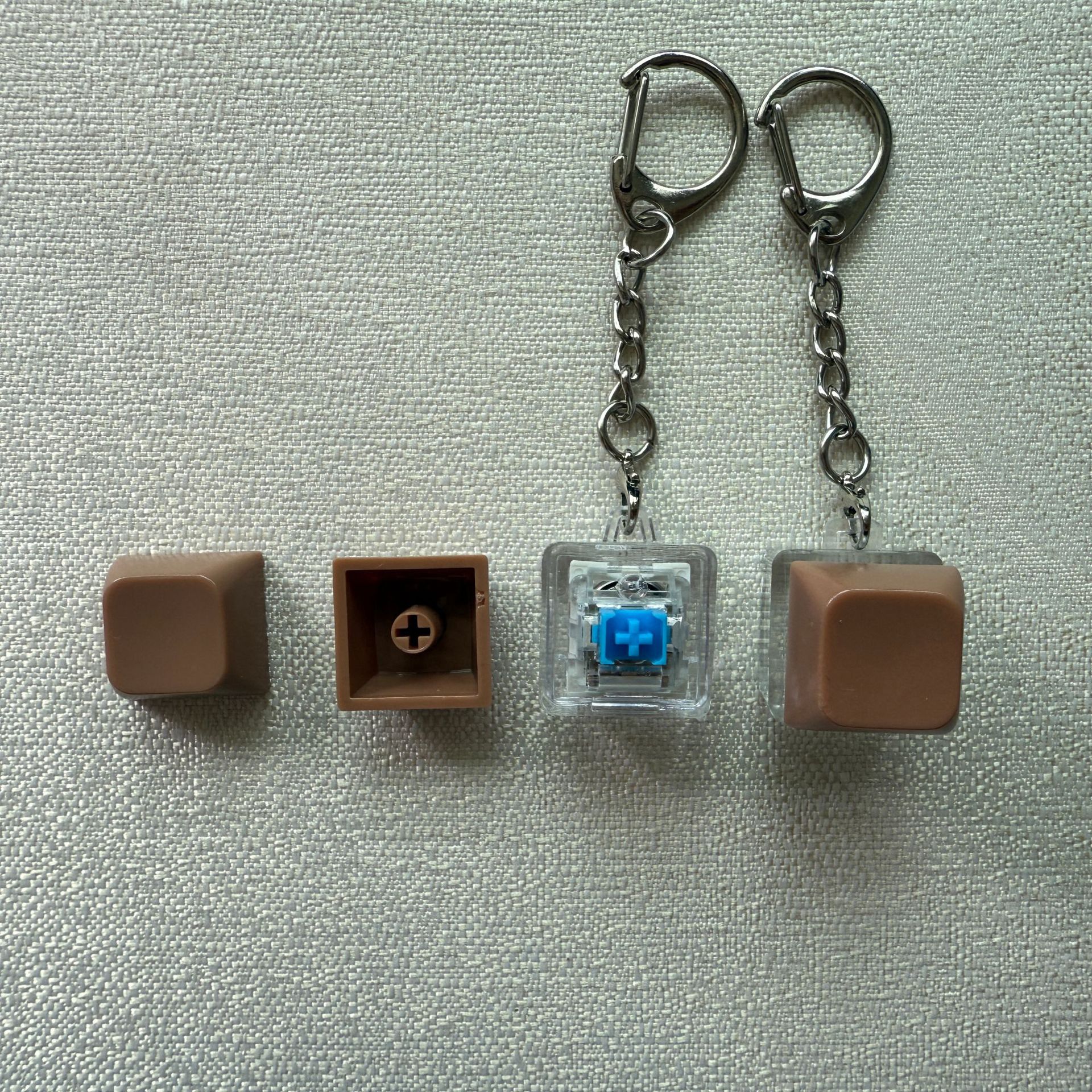 Pequeña cadena d transparente de un solo clic 8