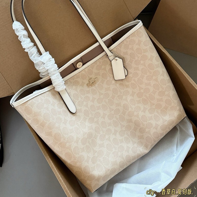 All-Match Old Flower Tote Bag 33cm Underarm Shopping Bag Large Capacity Shoulder Mummy Bag Magnetic Buckle Shopping Bag