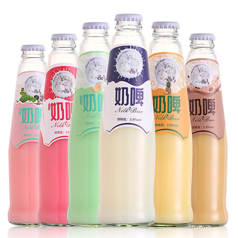 【】混血王子奶啤275ml*12瓶原味/莓味/水蜜桃味乳酸菌饮料