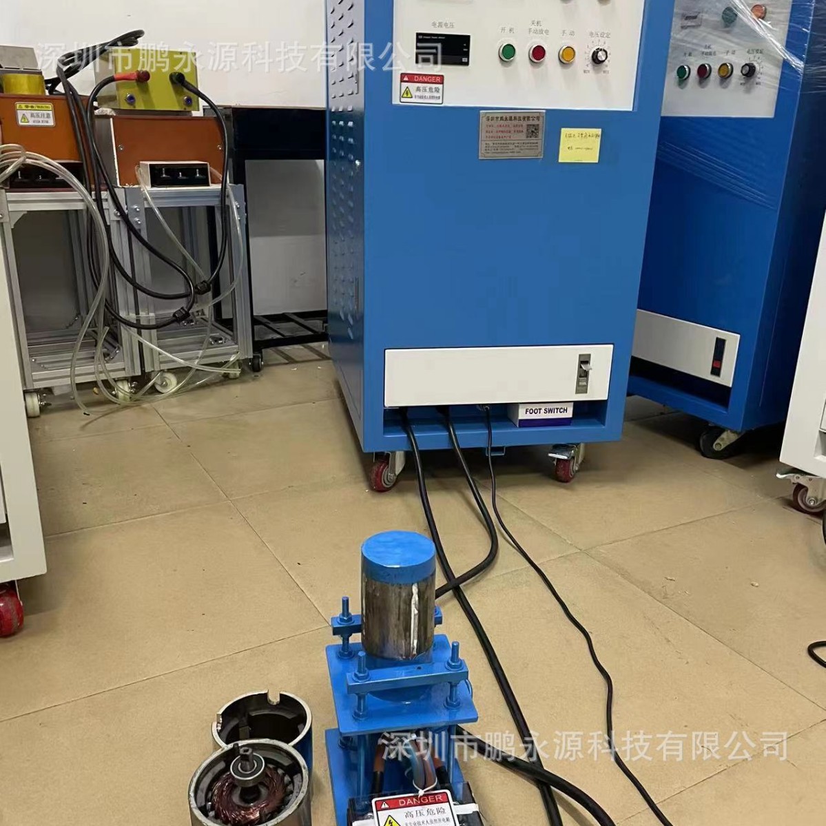 Máquina de magnetización de motor Accesorio de magnetización multipolar Máquina de perforación magnética fuerte Rotor de motor Máquina de magnetización Rotor interno y externo