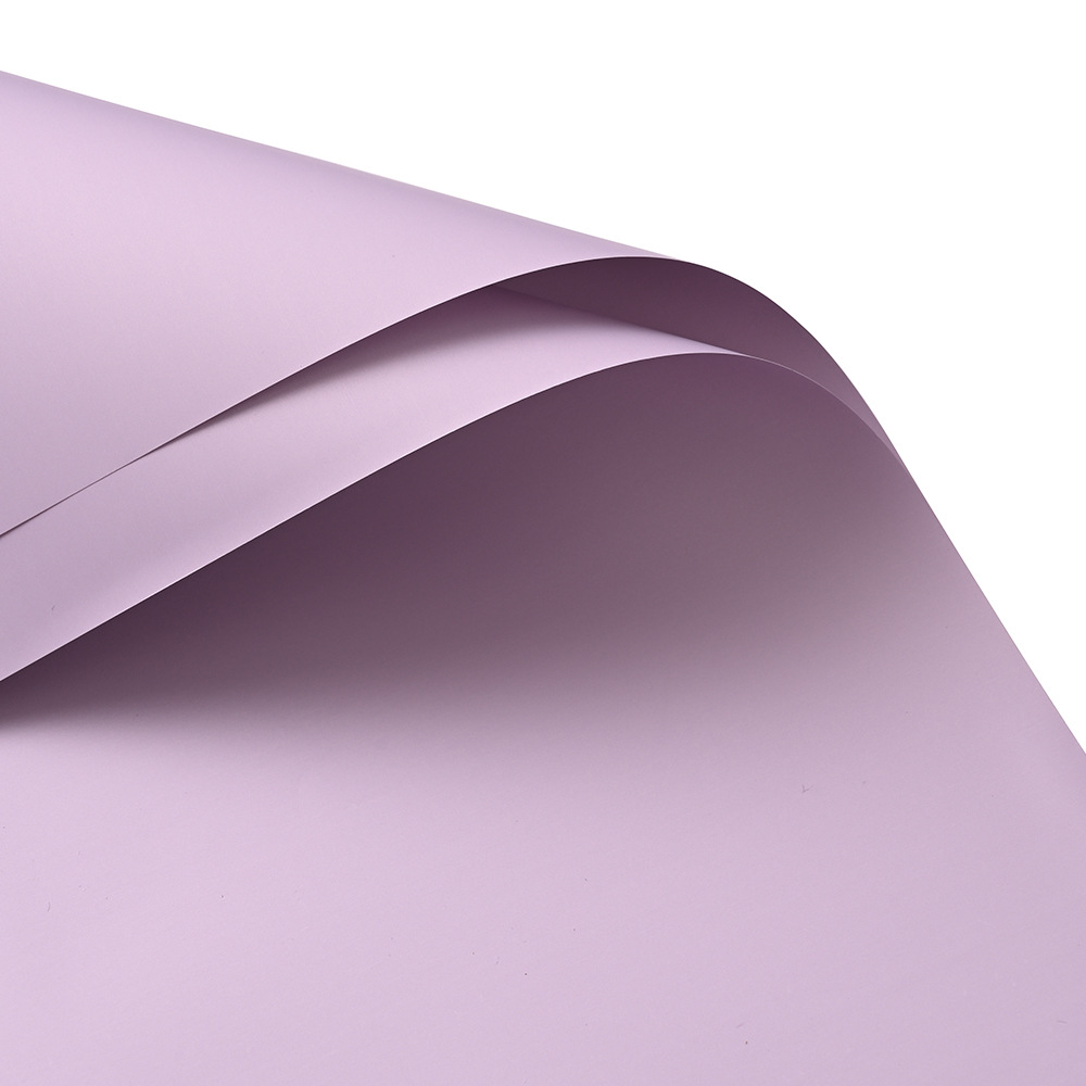 Jiemi materiales de flores florería floristería papel de embalaje de flores impermeable papel euroasiático de dos colores color sólido papel Ouya papel de embalaje de ramo