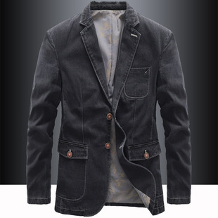 Spring and Autumn New Casual Suit Jacket Men's Korean Style Simple Single Western Retro Business Jacket 31619