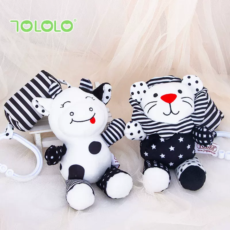 儿童推车挂件风铃床挂宝宝毛绒床铃摇铃安抚悬挂挂饰玩具毛绒公仔