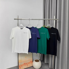 ラフ 25ss 夏新作 シンプル ベーシック ロゴ ラウンドネック Tシャツ 公式サイト 同時発売 男女同型 カップル