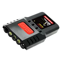 Умная шляпа с полями лампа размахивание Индукционная ночная рыбалка USB зарядка приманка лампа 6LED маленький фонарик теплая белая шляпа клип фара