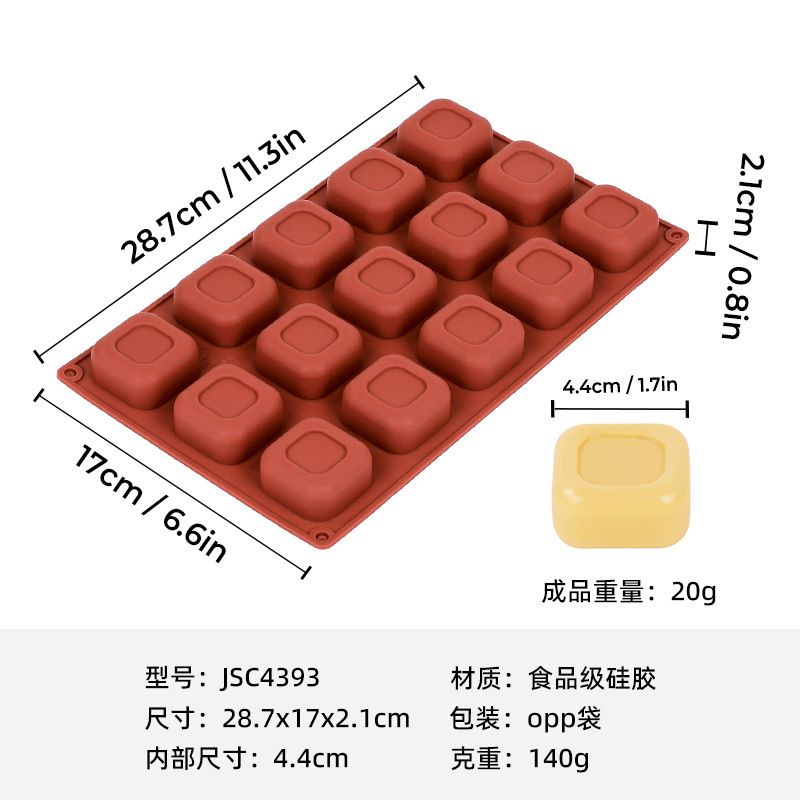 新発売の人気食品グレードシリコン製ムースケーキ型、多連ベーキング、高温耐性、簡単取り外し、デザート用|undefined
