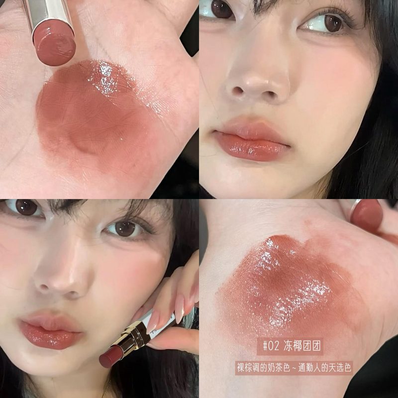 韓国の若い女の子の色付きリップスティック口紅ツーインワン口紅女性用マット保湿口紅色褪せしにくい|undefined