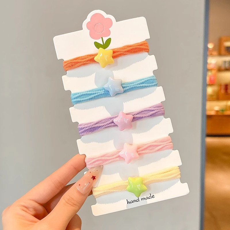 Niños de cabello de dopamina niñas bebés no lastiman anillo de cabello de alta elasticidad y duradera banda de goma cabello toque de cabello