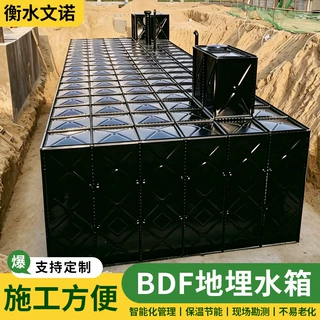 定制箱泵一体化地埋水箱组合大容量BDF地埋水箱钢板消防保温水箱