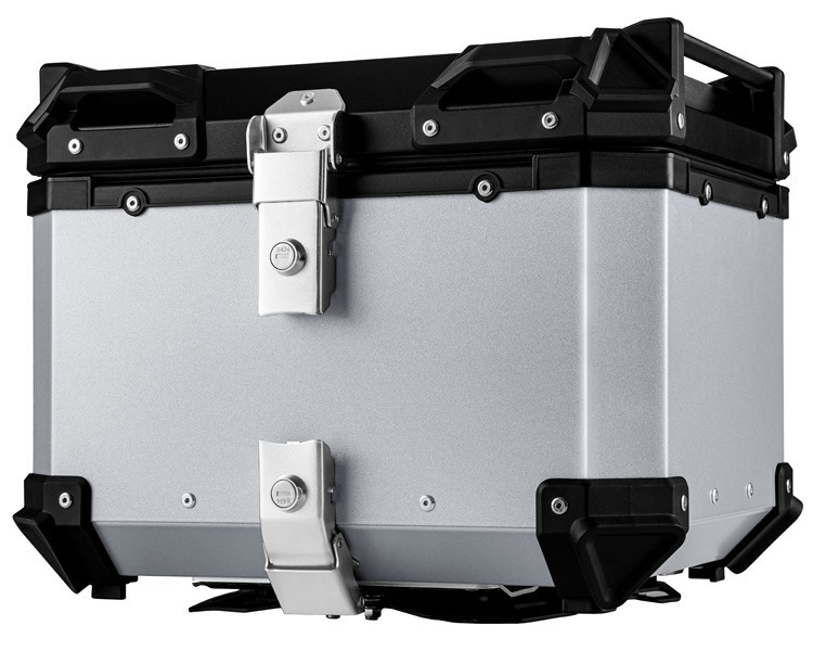 25/32/36/45/55/65/80/100 Liter All-Aluminum Alloy Tail Box with Quick Release, Lock, and Waterproof Features for Motorcycles