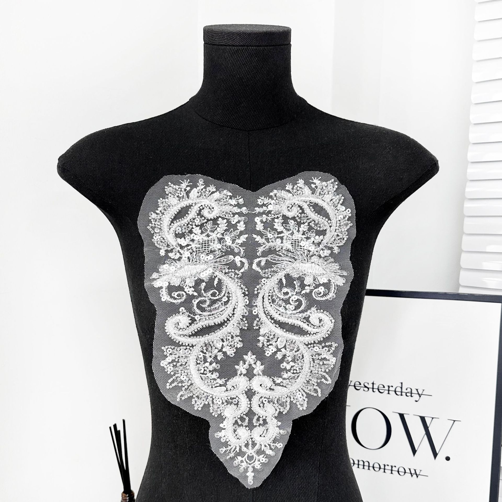 Cuello de cuentas, vestido de boda, vestido de moda, vestido de baile, decoración, decoración, collar falso, al por mayor transfronterizo