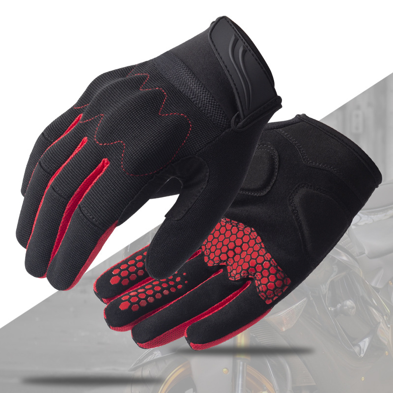 Välisrattakindad Meeste ja naiste mootorrattakindad viitavad kõik mägirattasõiduvarustusele, libisemisvastane puuteekraan_voghion.com