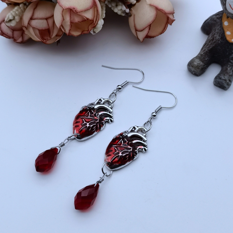 20g Weight Artificial Gemstones Inlay Material Drop Earrings Classification 1 Pair Classic Style Water Droplets Plating Inlay Alloy Artificial Gemstones Drop Earrings