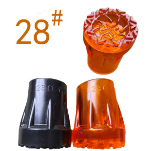 28 beef tendon crutch head large tire pattern crutch stick walker accessories walking stick non-slip foot cover foot pad foot