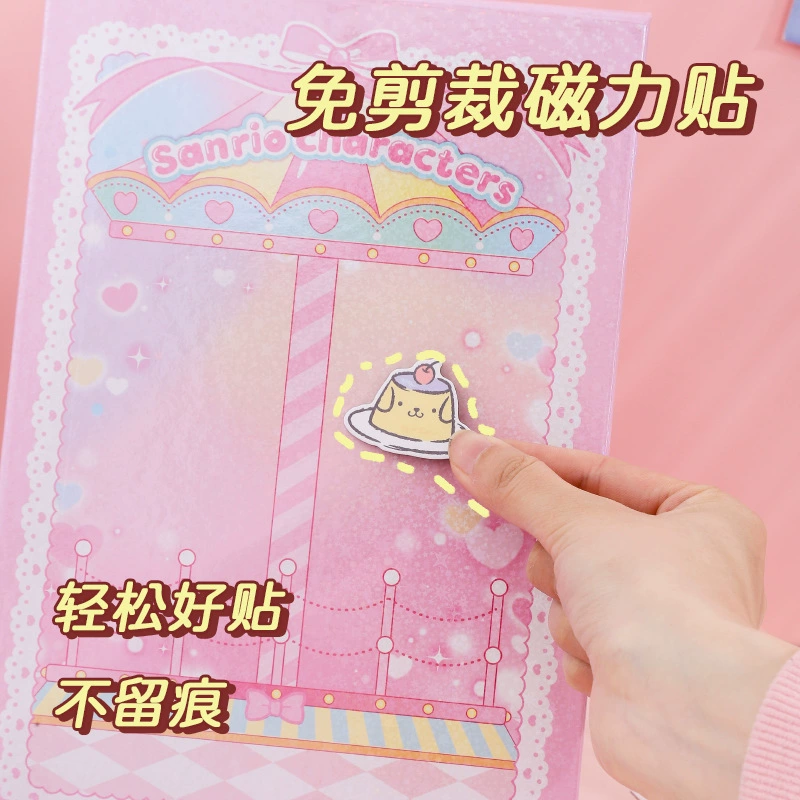 三丽鸥 Cartoon children's three dimensional fridge magnet, does not require cutting, handmade
