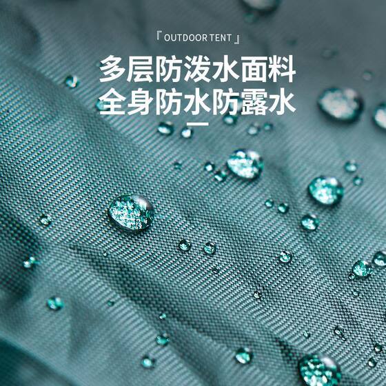 Tent Outdoor Camping Portable Folding Field Equipment Picnic Camping Automatic Thickened Rainproof and Sunscreen Set