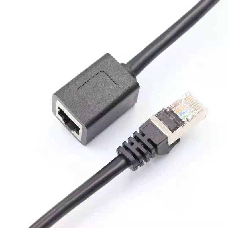 Six types of network cable RJ45 male to female network cable RJ45 extension cable CAT6 shielded Gigabit extension cable 0.5-5m