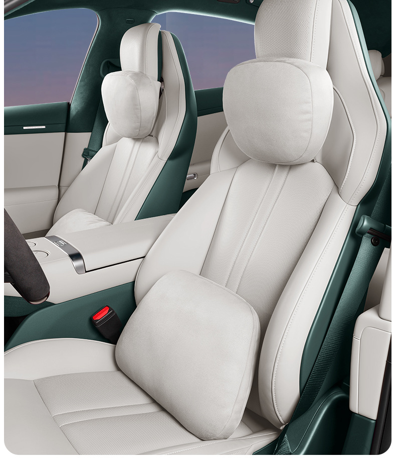 Suitable for Xiaomi Yu7 Magnetic Headrest and Lumbar Support Set, Same Model as the One in the Mall, Xiaomi Yu7 Rear Seat Headrest and Lumbar Support Set