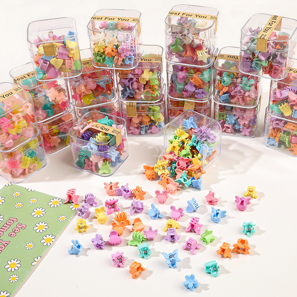 Qiyue forcina per capelli color caramella piccola forcina per capelli in scatola Colore Capelli intrecciati piccola clip per capelli frangia spezzata clip per capelli all'ingrosso_voghion.com