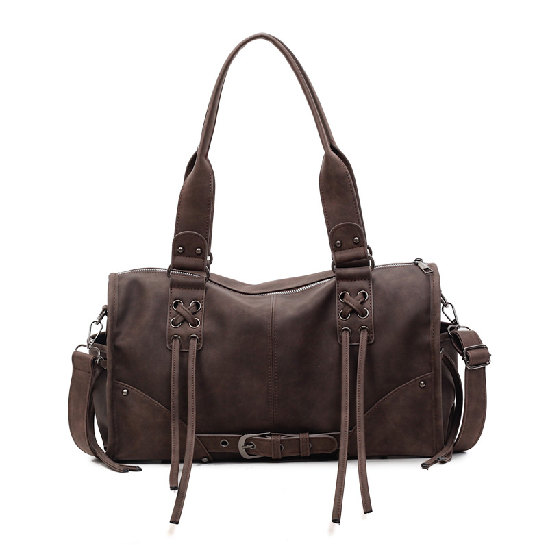Retro dames schoudertas, grote handtas met veel ruimte_voghion.com