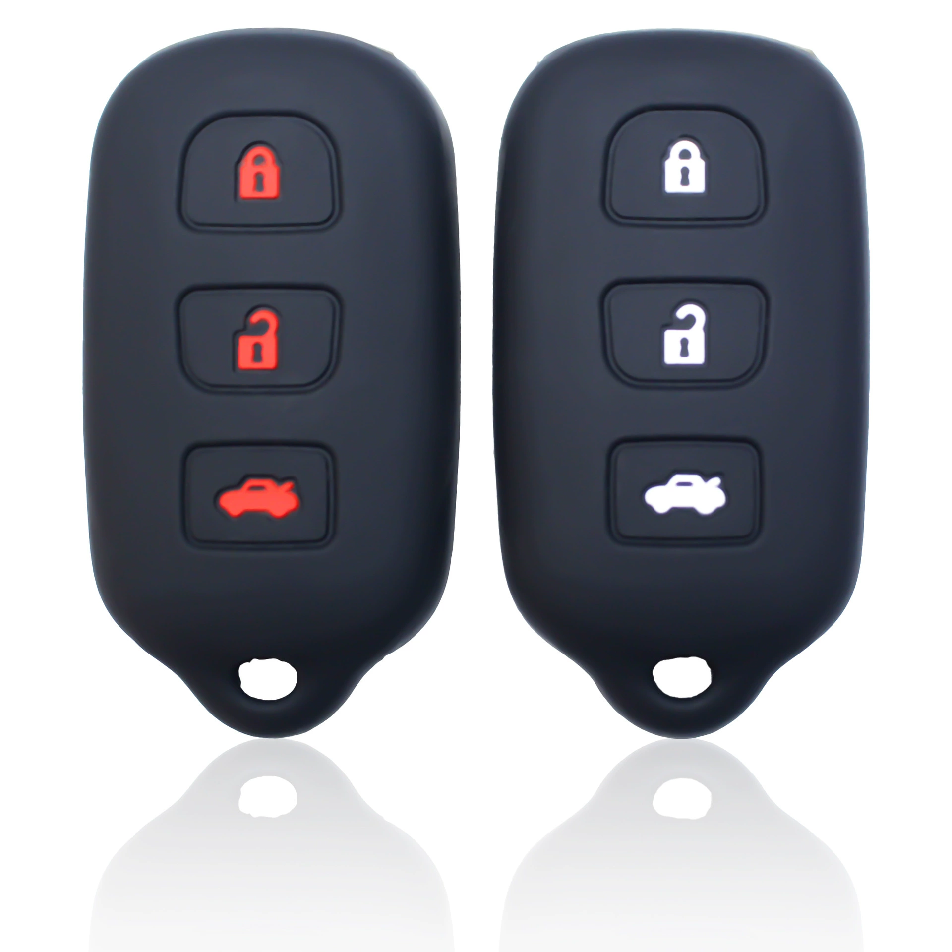 Ключа автомобиля силиконовый чехол для Toyota пульт дистанционного управления Крышка ключа силикона автомобиля дистанционного управления Крышка