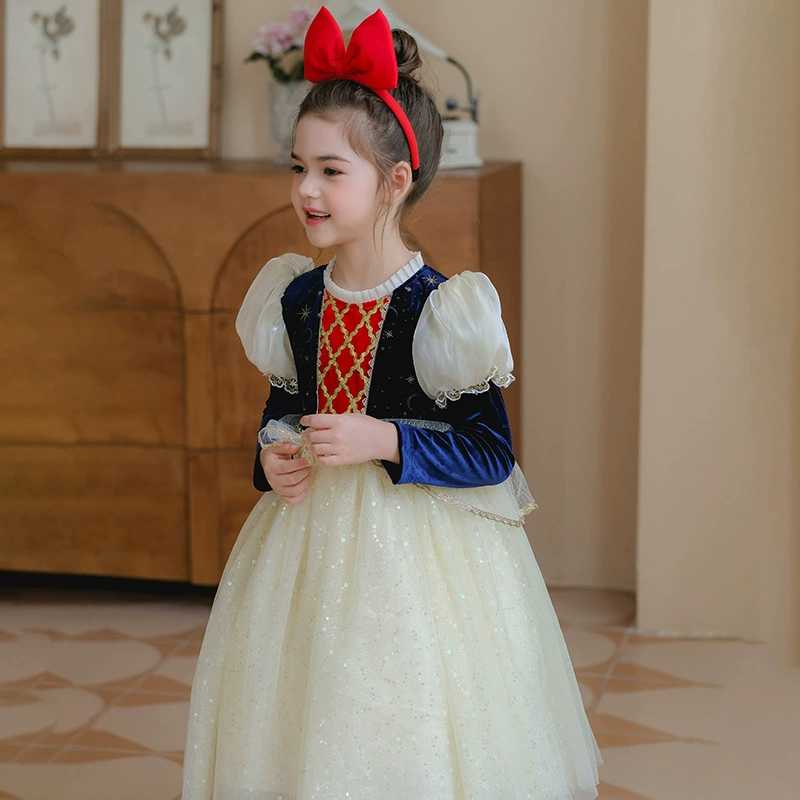 Демисезонный маленький принцесса костюм, платье для девочки, стильLolita, тюль, хэллоувин