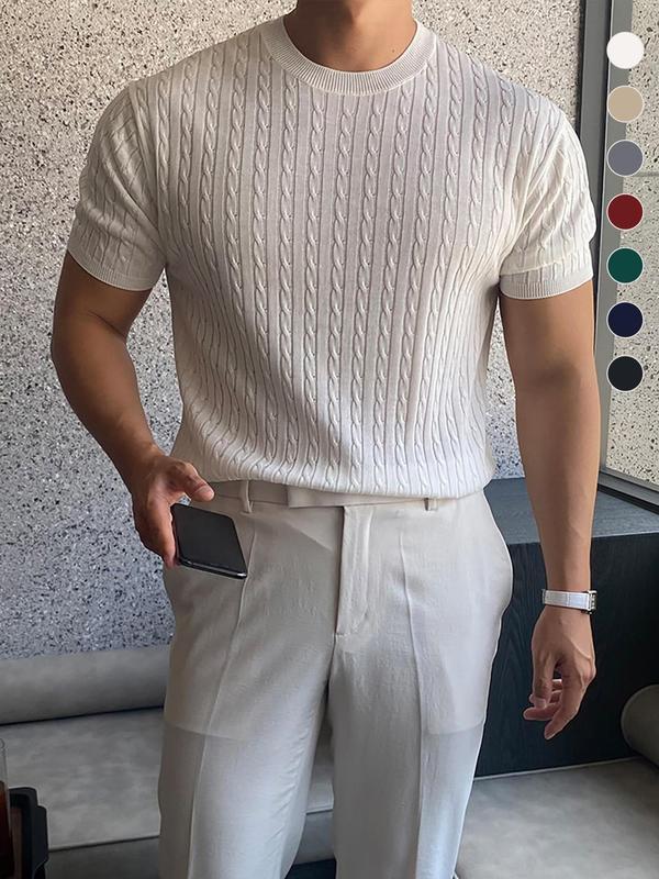 E9735 亚马逊速卖通款 Knitwear 跨境代发新款男式针织衫|undefined