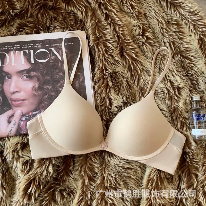 Venta directa de fábrica comercio electrónico transfronterizo Sudeste de Asia Vietnam Tailandia damas sin costuras sujetador de recogida lateral cómodo