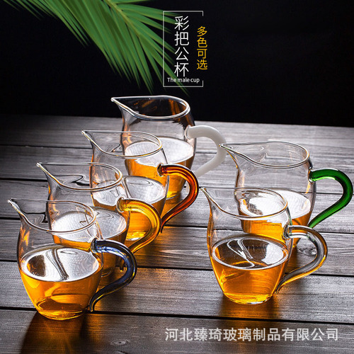 Factory Wholesale Glass Water Cup Chinese Tea Set Accessories Set Cup Business Teapot Leisure New Style