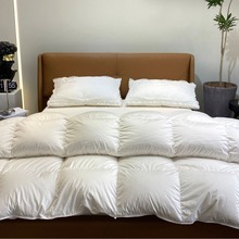 维莱尔97白鹅绒被羽绒被冬被子被芯加厚保暖五星酒店轻奢床品